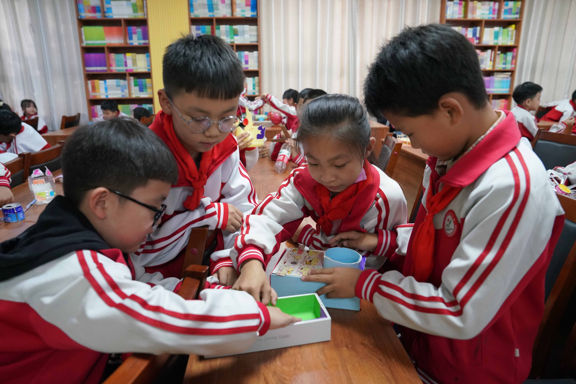 开云体育 开云官网河北清苑：环保制作小竞赛 生态文明入童心(图3)